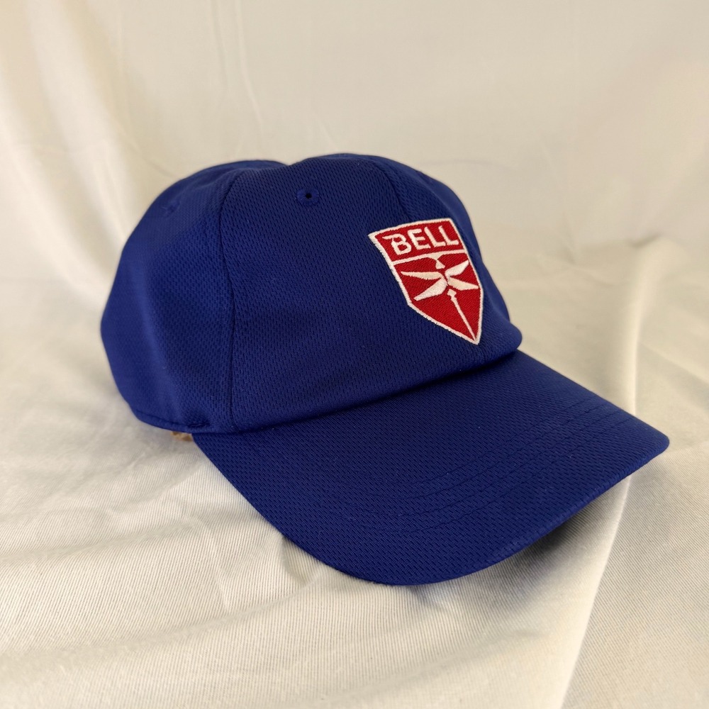 Bell Helicopter Textron Blue Adjustable Baseball Cap Hat Embroidered Logo